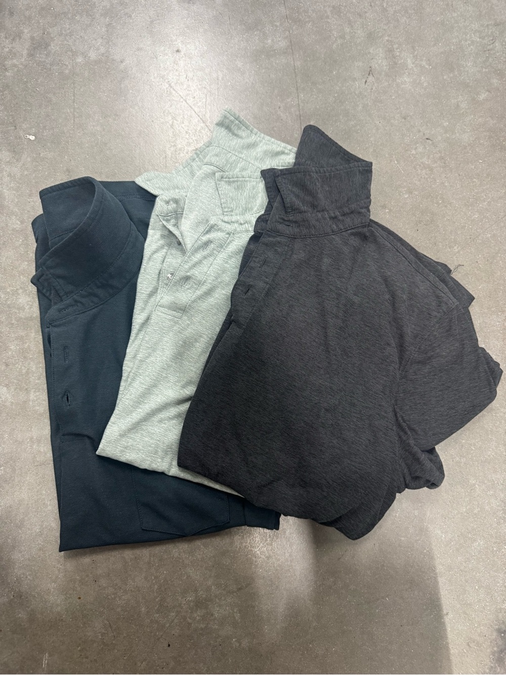 Vuori lot of 3 polo shirts size medium